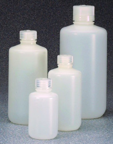 Nalgene Narrow-Mouth Fluorinated Bottles, FLPE, Bulk Pack