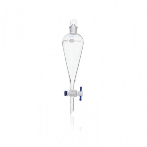 KIMAX® KimCote® Squibb Separatory Funnels with Glass Stopper, DWK Life