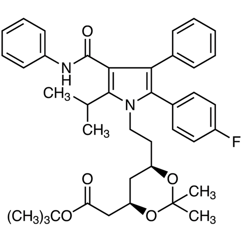 tert-Butyl (4R,6R)-2-[6-[2-[2-(4-fluorophenyl)-5-isopropyl-3-phenyl-4-(phenylcarbamoyl)pyrrol-1-yl]ethyl]-2,2-dimethyl-1,3-dioxan-4-yl]acetate ≥98.0% (by HPLC, total nitrogen)