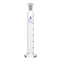 Eisco Glass Graduated Cylinders with Stopper and Round Base