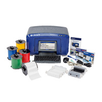 BradyPrinter S3700 Multicolor and Cut Sign and Label Printers with Label Materials Kit