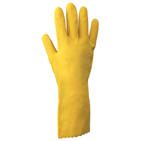 SHOWA 700 Flock-Lined, 21 mil, Natural Rubber Glove, Showa