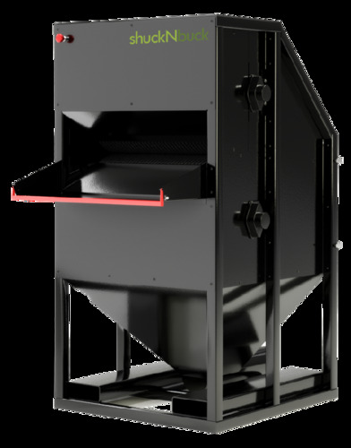 Shucknbuck, High Speed Bucking Machine, for removal of hemp flowers from stems, for indoor or outdoor use. Process 1 acre of plant harvest in 3 hours w/ a single operator, Contact materials: powder coated carbon steel, polypropylene, 1HP/60hz/1ph/2YR Warranty/USA/UL/CSA, Voltage: 115V