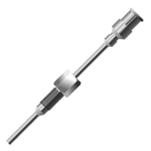 Syringe Luer Lock Valve Adaptor, connect a luer lock fitting to a Rheodyne* or Valco* valve