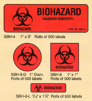 Specialty Warning Labels, Electron Microscopy Sciences