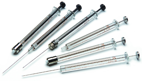 1700 Series GASTIGHT Syringe, LTN (Cemented Needle) Syringe, 500uL