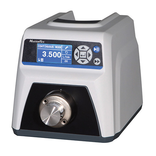 Masterflex® Digital Benchtop Gear Pump System, 0.017 mL/rev, 20 psi; 90 to 260 VAC