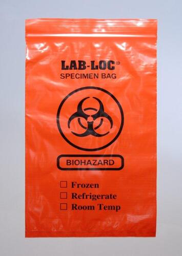 Lab-Loc® Specimen Transfer Bag, Elkay Plastics