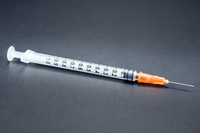 Quality Economy Brand Luer Slip Syringes with Attached Needle, Air-Tite