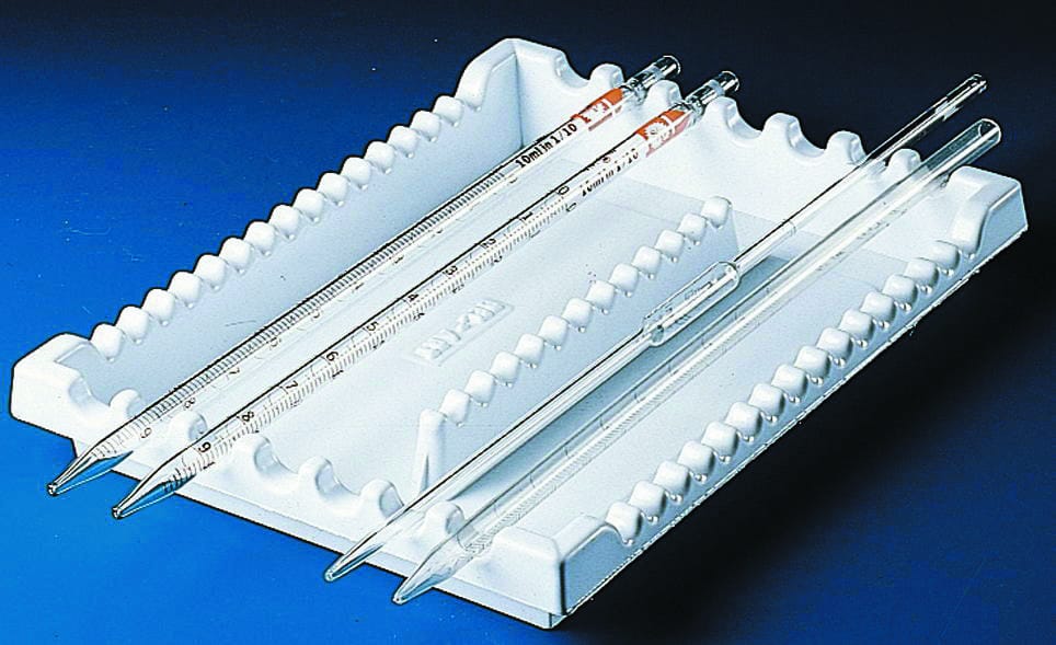 Stonylab Support De Pipettes Universel – Rangement Linéaire Ou Carrousel Pour Pipettes De Laboratoire, Stable Et Résistant Chimie