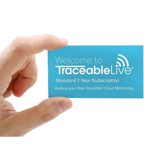 TraceableLive 1 Year Standard Subscription Coupon Code, For Thermometer