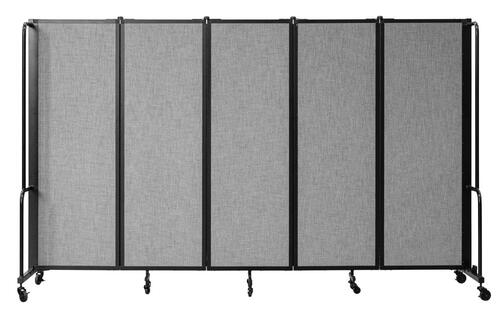Room Divider, 6' Height, 5 Sections, PET, National Public Seating