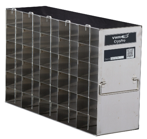 VWR® Upright Freezer Racks for 96 Deep Well Microtiter Plates, Stainless Steel
