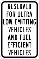 ZING Green Safety Eco Parking Sign Fuel Efficient Vehicle Parking