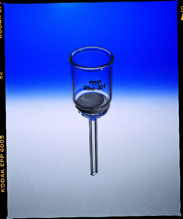KIMAX® Buchner Funnels, with KIMFLOW® Fritted Disc, Kimble Chase