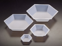 Antistatic Polystyrene Hexagonal Weighing Dishes, Simport Scientific