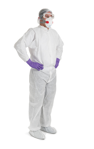 COVERALL CLEANROOM BREATHABILITY SMS M