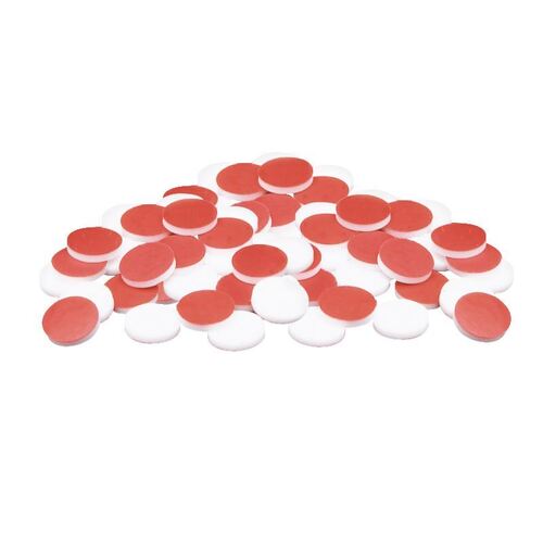 Septa Only, GPI 13-425, Red PTFE/Silicone, 13mm x 0.075 inch, for Screw Thread Closures
