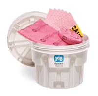 PIG® HazMat Spill Kit in 20-Gallon Overpack Salvage Drum, New Pig