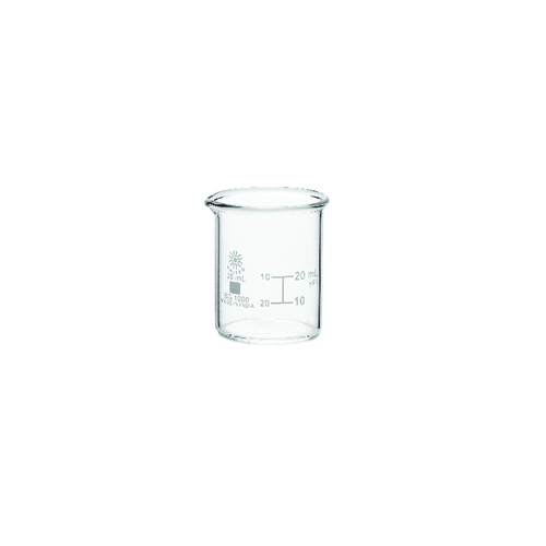 BEAKER BOROSILICATE GLASS 30ML PK12