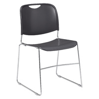 8500 Series Ultra-Compact Plastic Stack Chairs, National Public Seating