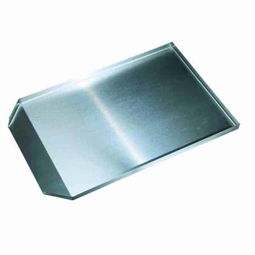 Dissecting Drain Tray, Stainless Steel, multi-purpose unit, used to confine spills/contamination to restricted area, standard dissecting boards will fit into 1in deep tray, sloped end overhangs any sink, allowing all fluids to drain directly into sink, Dimensions: 25in Long x 1in Wd x 1in Deep