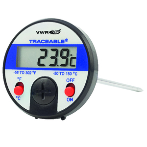 VWR® Traceable®, Termómetros con dial digital