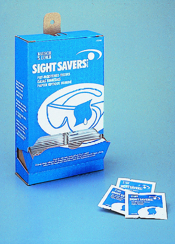 SIGHT SAVERS* Pre-Moistened Lens Cleaning Tissues