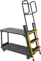 Cart Merchandise Ladder 3 Steps 1000 Lbs
