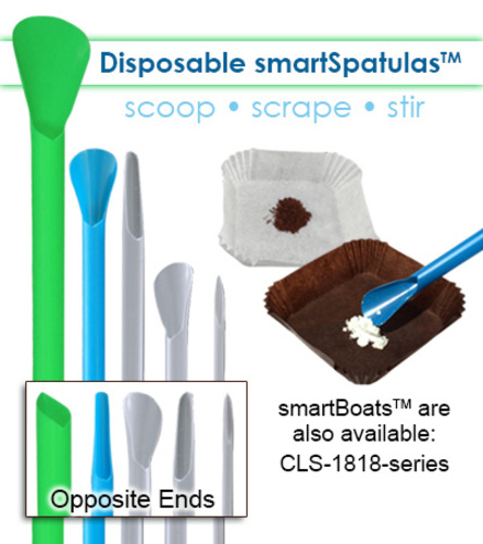 Disposable smartspatulas, Standard opaque, 210mm, Pack of 300, Polypropylene