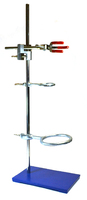 Eisco® Rectangular Retort Stand, Rod, Clamp & Ring Set