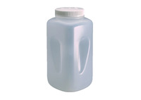 Nalgene® Large Square Bottle, Polypropylene, Wide Mouth, Thermo Scientific
