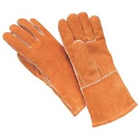 Premium Double-Tanned Heavy-Split Cowhide Welder's Gloves, Wells Lamont
