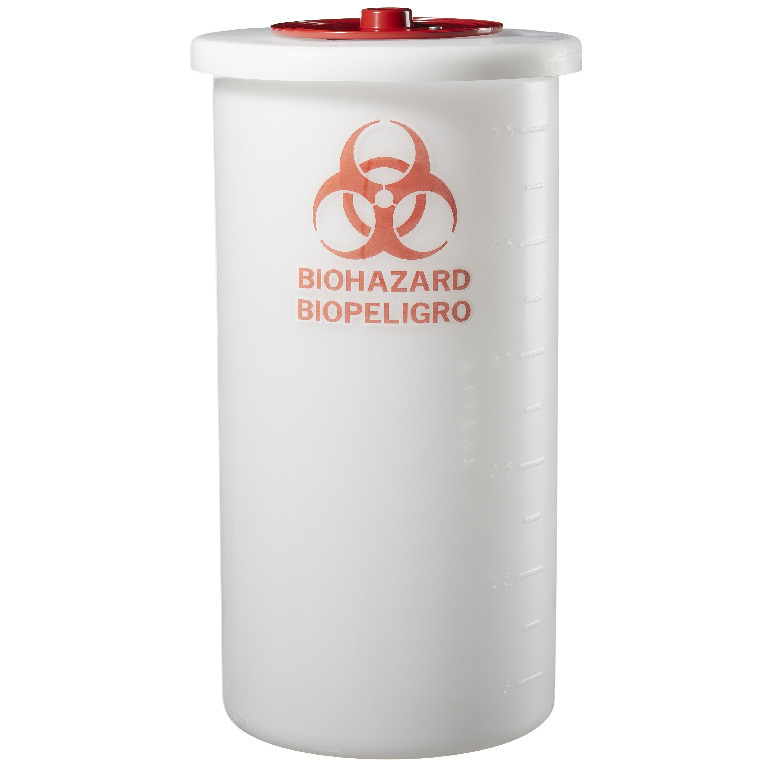 Nalgene® Biohazardous Waste Containers, Thermo Scientific Waste Bins
