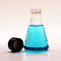 PYREX® Erlenmeyer Flask with Screw Cap