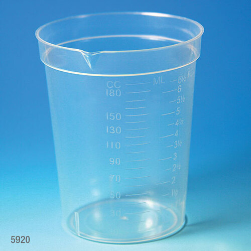 Collection Cup with Pour Spout, 6.5 oz., Globe Scientific