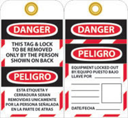 NMC Bilingual Lockout Tags