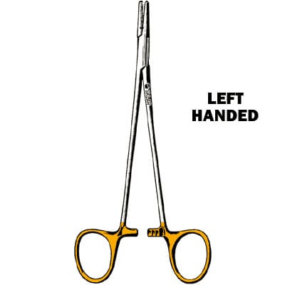 TC Crile-Wood Left Handed Needle Holder, OR Grade, Sklar | Forceps