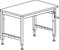 Adjustable - Height Worktable with Hand Crank, Production Basics