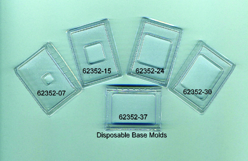 DISPOSABLE BASE MOLD 15X15X5MM