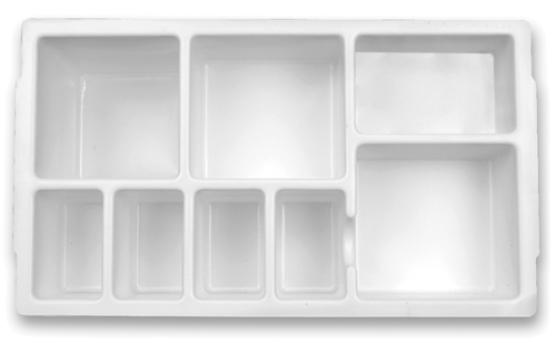 Phlebotomy Tray Replacement Inserts, White