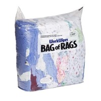 WorkWipes® Reclaimed Colored Healthcare Linen in Bag, New Pig