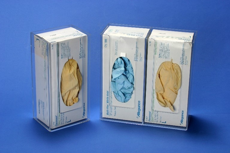 Vertical Exam Glove Dispenser, SCurve Technologies Glove Dispensers