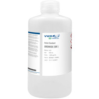 Bromide (Br-) Single-Element Ion Anion Standard, 1,000 µg/ml (1,000 ppm), VWR Chemicals BDH®