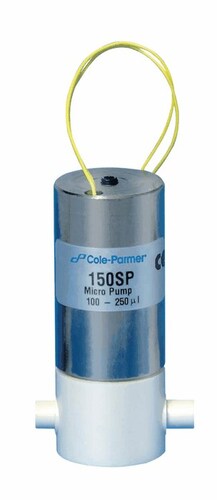 Masterflex® Self-Priming Micro Pump; 250 uL, PPS/EPDM, 24 VDC