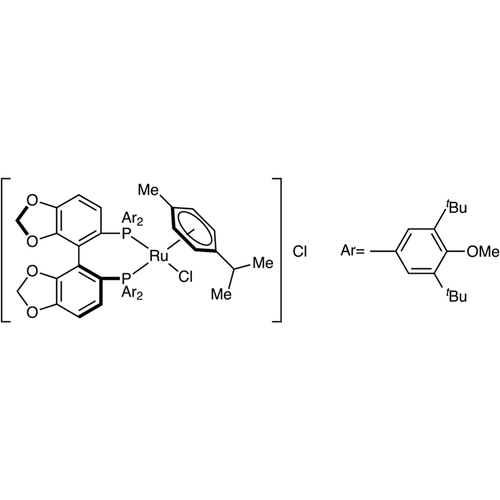 Chloro{(S)-(+)-5,5'-bis[di(3,5-di-t-butyl-4-methoxyphenyl)phosphino]-4,4'-bi-1,3-benzodioxole}(p-cymene)ruthenium(II) chloride