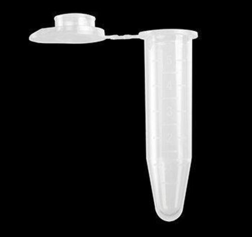 MaxyClear Snaplock Microcentrifuge Tube, Material: Homopolymer, Color: Clear, Nonsterile, 5ml