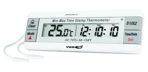 VWR* Traceable* Dual thermometer 2 bullet probe