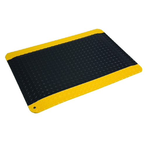 #414 UltraSoft Diamond-Plate 15/16 inch x 2 x 3 Black/Yellow