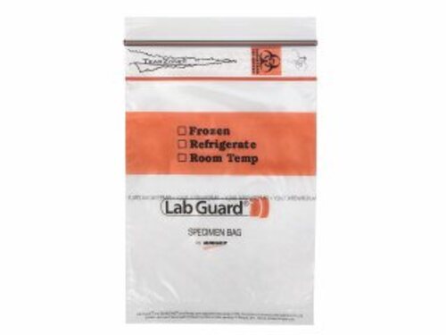 LabGuard Reclosable Biohazard Bags